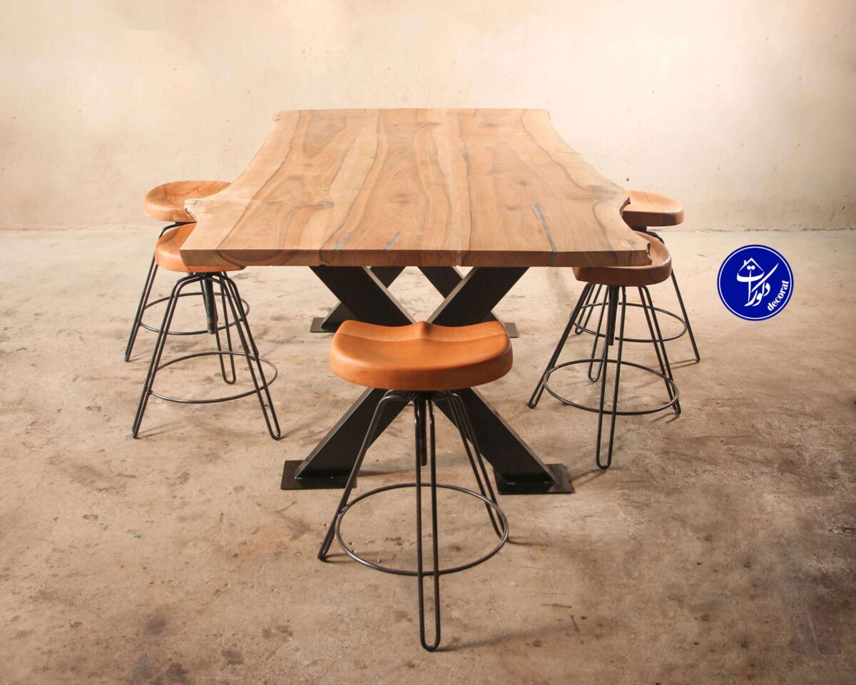 میز 6 نفره چوبی